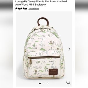 BNWT Loungefly Disney Winnie The Pooh Hundred Acre Wood Mini Backpack